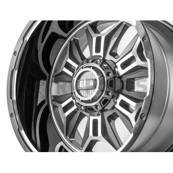Grid Wheel GD11 - 20 x 10 Anthracite With Black Lip - GD1120100052L287-1