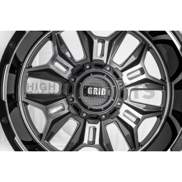 Grid Wheel GD11 - 20 x 10 Anthracite With Black Lip - GD1120100052L287-2