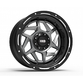 Grid Wheel GD14 - 20 x 10 Anthracite With Black Lip - GD1420100027A278