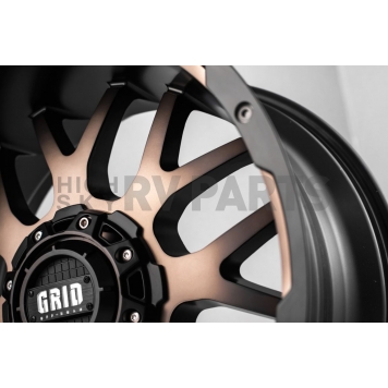 Grid Wheel GD02 - 20 x 10 Black With Bronze Dark Tint - GD0220100027D278-3