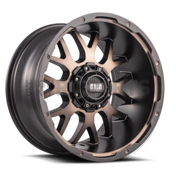 Grid Wheel GD02 - 20 x 9 Black With Bronze Dark Tint - GD0220090052D0087