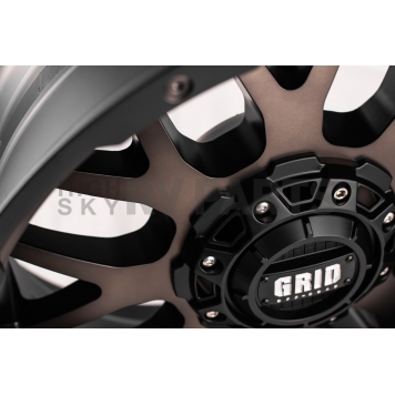 Grid Wheel GD02 - 20 x 9 Black With Bronze Dark Tint - GD0220090052D0087-1