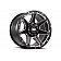 Grid Wheel GD06 - 20 x 10 Black With Natural Accents - GD0620100027M278
