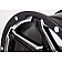 Grid Wheel GD06 - 20 x 10 Black With Natural Accents - GD0620100027M278