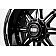 Grid Wheel GD10 - 20 x 9 Gloss Black With Natural Accents - GD1020090052M0087