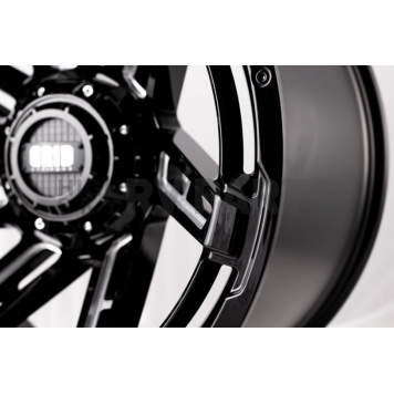 Grid Wheel GD12 - 20 x 9 Black With Natural Accents - GD1220090027M1578-1