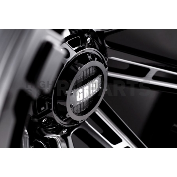 Grid Wheel GD12 - 20 x 9 Black With Natural Accents - GD1220090027M1578-3