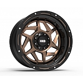Grid Wheel GD14 - 20 x 10 Bronze With Black Lip - GD1420100027R178