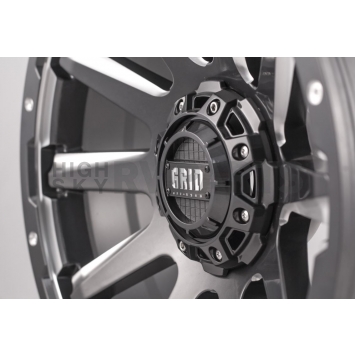 Grid Wheel GD05 - 20 x 9 Graphite With Natural Accents - GD0520090052G0087-1