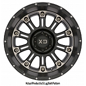 KMC Wheel XD829 Black With Natural Face Aluminum - 921250944N