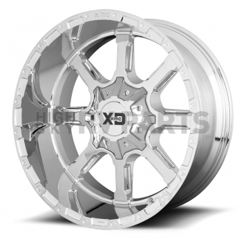 KMC Wheel 20 Diameter -44 Offset Aluminum Silver Single