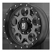 KMC Wheel 20 Diameter 18 Offset Aluminum Gray Single