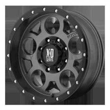 KMC Wheel 20 Diameter 18 Offset Aluminum Gray Single
