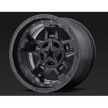 KMC Wheel XD827 Rock Star III 20 x 9 Black Aluminum - 729054712N