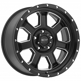 Pro Comp Wheels Series 43 - 20 x 9 Black With Natural Accents - 5143-2973