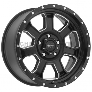 Pro Comp Wheels Series 43 - 20 x 9 Black With Natural Accents - 5143-2973