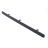 Smittybilt Rocker Panel Guard - Flat Steel Black Textured Powder Coated - 76635