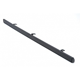 Smittybilt Rocker Panel Guard - Flat Steel Black Textured Powder Coated - 76635