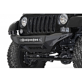 Addictive Bumper Stealth Fighter Powder Coated Black Steel - F951192080103