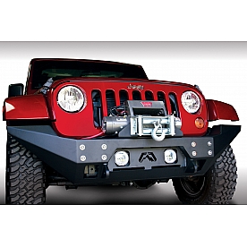 Fab Bumper Full Metal Jacket 1-Piece Design Steel Black - JK07B18571