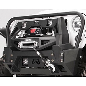 Fab Bumper Full Metal Jacket 1-Piece Design Steel Black - JK07B18561
