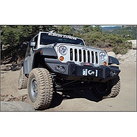 Fab Bumper Lifestyle 1-Piece Design Steel Black - JK07B18511