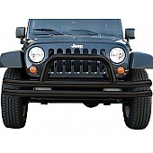 Rampage Bumper 1-Piece Design Steel Black - 86620