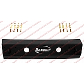 Rancho Bumper Rock Gear 1-Piece Design Steel Black - RS6220B
