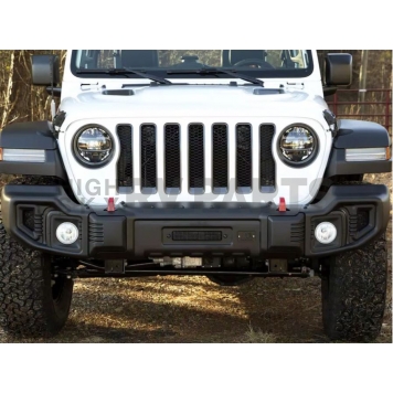 Rugged Ridge Bumper 1-Piece Design Steel Black - 11544.01-1