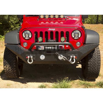 Rugged Ridge Bumper SPARTAN 1-Piece Design Steel Black - 11548.01-4