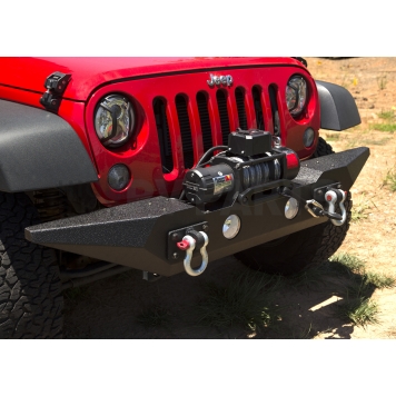 Rugged Ridge Bumper SPARTAN 1-Piece Design Steel Black - 11548.03-1
