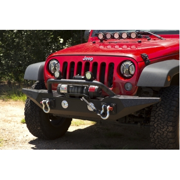 Rugged Ridge Bumper SPARTAN 1-Piece Design Steel Black - 11548.02-2