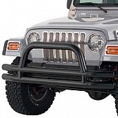 Smittybilt Bumper 1-Piece Design Stainless Steel Silver - JB48FS