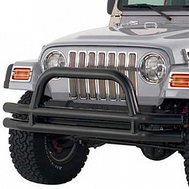 Smittybilt Bumper 1-Piece Design Stainless Steel Silver - JB48FS