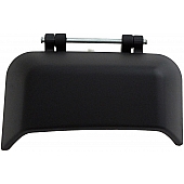 Help! By Dorman Exterior Door Handle - Plastic Black Single - 93397