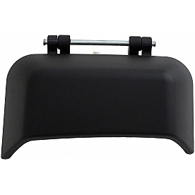 Help! By Dorman Exterior Door Handle - Plastic Black Single - 93397