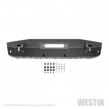 Westin Bumper WJ2 Series 1-Piece Design Steel Black - 59-80005-3