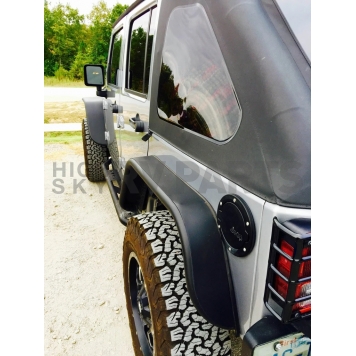 DV8 Fender Flare - Black Steel Powder Coated Set Of 4 - FENDB-02-11