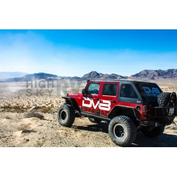 DV8 Fender Flare - Black Steel Powder Coated Set Of 4 - FENDB-02-12