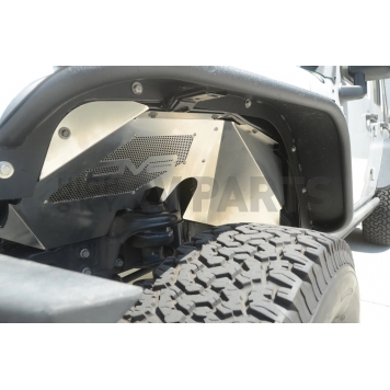 DV8 Fender Well Liner Aluminum Front - Set Of 2 - INFEND-01FBRL-12