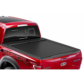 Roll-N-Lock Tonneau Cover Hard Manual Retractable Black Matte Powder Coated Aluminum - BT131A
