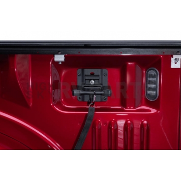 Roll-N-Lock Tonneau Cover Hard Manual Retractable Black Matte Powder Coated Aluminum - BT131A-1