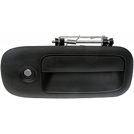 Dorman (OE Solutions) Exterior Door Handle - Black Plastic Single - 7605605