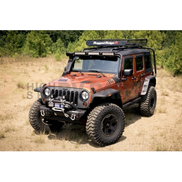 Rugged Fender Flare - Black Textured Thermoplastic Set Of 4 - 11640.10