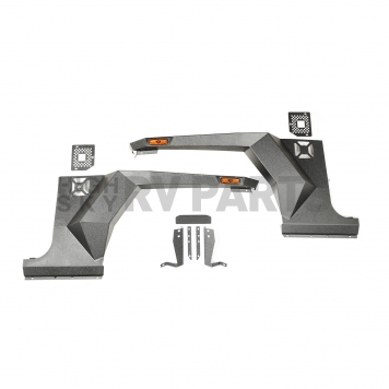 Rugged Ridge Fender Black Steel Powder Coated Set Of 2 - 11615.01