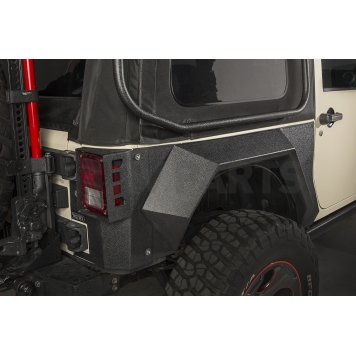 Rugged Ridge Fender Black Steel Powder Coated Set Of 2 - 11615.03-1