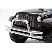 Smittybilt Grille Insert - Bar Square Polished Aluminum - 878132