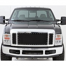 Smittybilt Grille - Black Stainless Steel - 615850