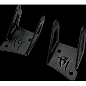 Rigid Lighting Windshield Hinge Light Bracket - Stainless Steel Black Single - 40331