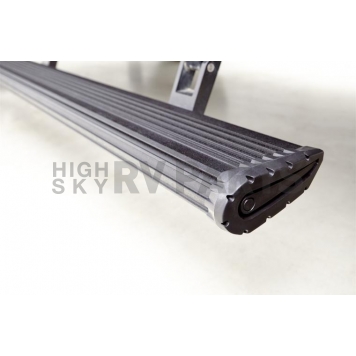 Amp Research Running Board 600 Pound Capacity Aluminum Power Lowering - 78121-01A-2